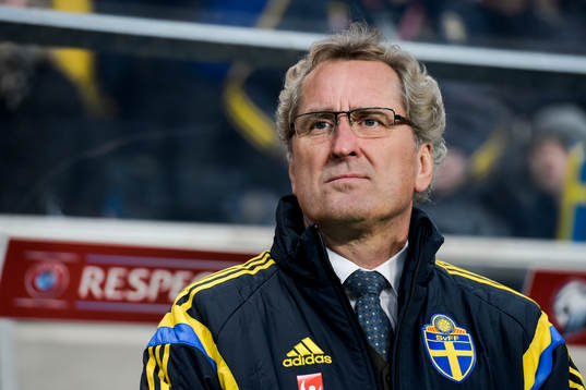 Sveriges förbundskapten Erik Hamrén