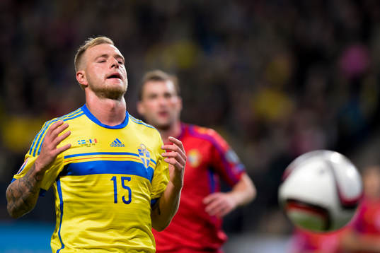Sveriges John Guidetti deppar