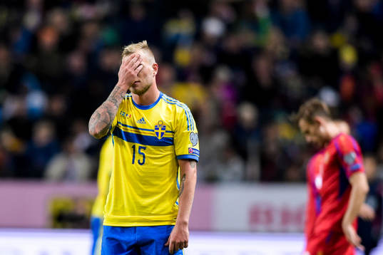 Sveriges John Guidetti deppar