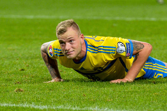 Sveriges John Guidetti deppar