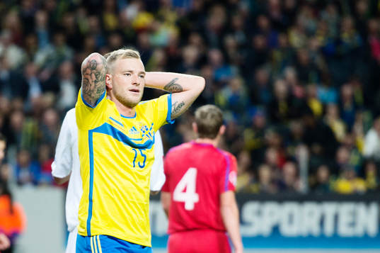 Sveriges John Guidetti deppar