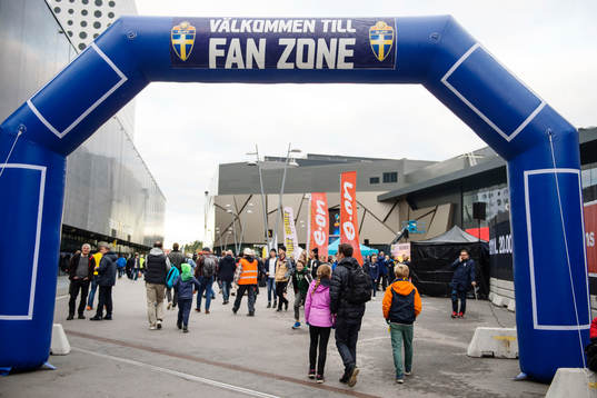 Ingången till Fan Zone