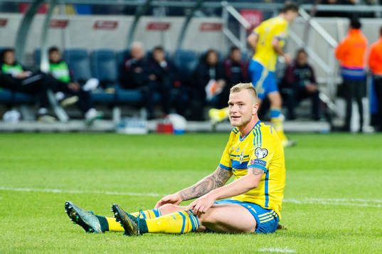 Sveriges John Guidetti deppar