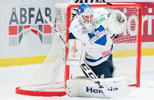 Karlskogas målvakt Joel Gistedt