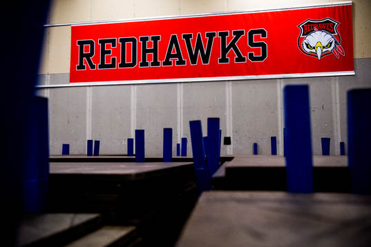 Malmö Redhawks klubbmärke på en vepa