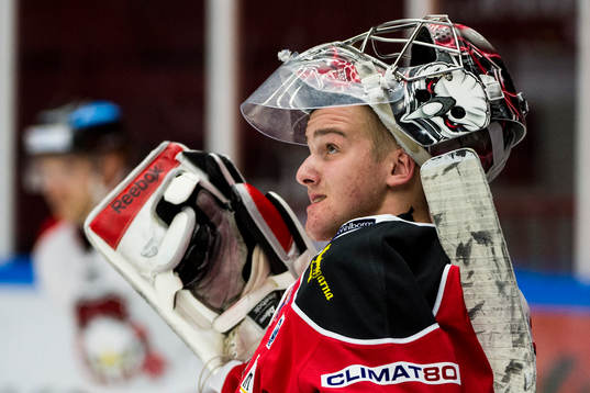 Malmö Redhawks målvakt Tim Hultstrand
