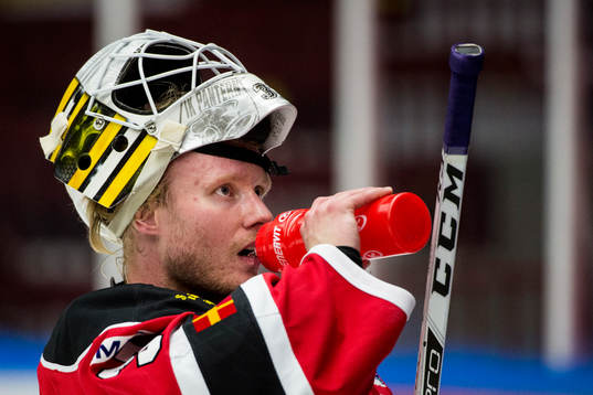Malmö Redhawks målvakt Jonas Gunnarsson