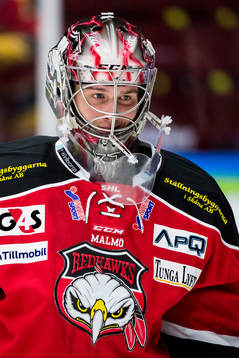 Malmö Redhawks målvakt Tim Hultstrand