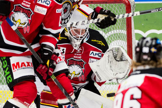 Malmö Redhawks målvakt Jonas Gunnarsson