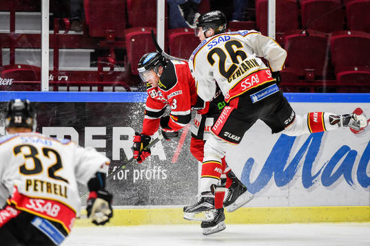 Malmö Redhawks Kent McDonell och Luleås Peter Cehlarik