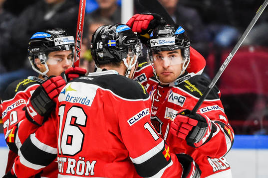 Malmö Redhawks Nils Andersson jublar