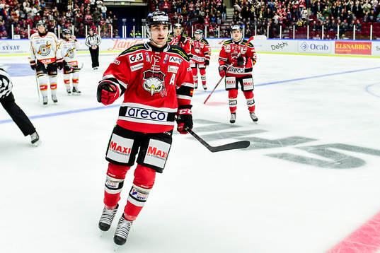 Malmö Redhawks Nils Andersson jublar