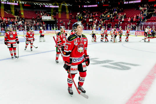 Malmö Redhawks Christoffer Forsberg deppar