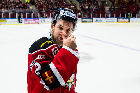 Malmö Redhawks Eric Himelfarb deppar