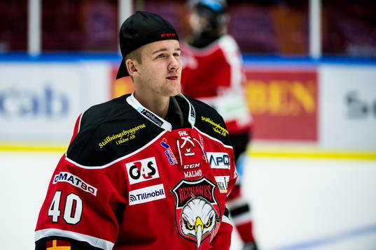Malmö Redhawks målvakt Tim Hultstrand