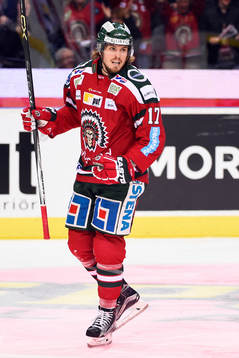 Frölundas Sebastian Stålberg firar