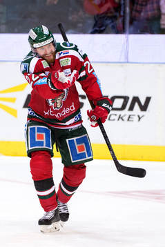 Frölundas Robin Figren jublar