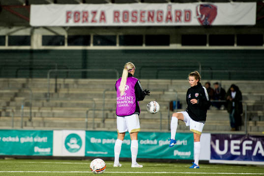 Rosengårds Amanda Ilestedt och Emma Berglund