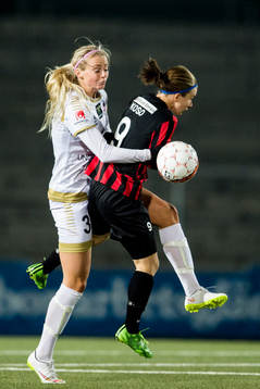 Rosengårds Amanda Ilestedt och Vantaas Netta Koso