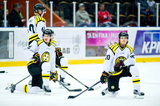 Brynäs Oskar Lindblom och Adam Brodecki