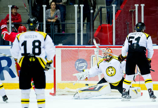 Modos Bobby Buttlers (ej i bild) 1-2 mål mot Brynäs