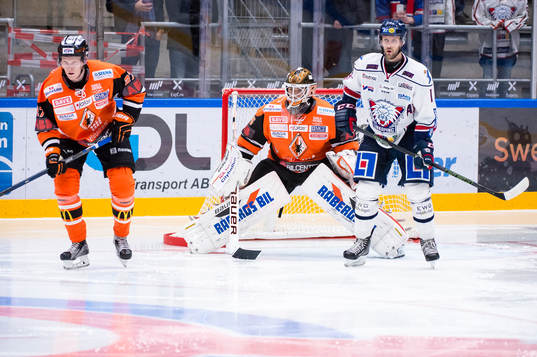 Karlskronas målvakt Linus Fernström