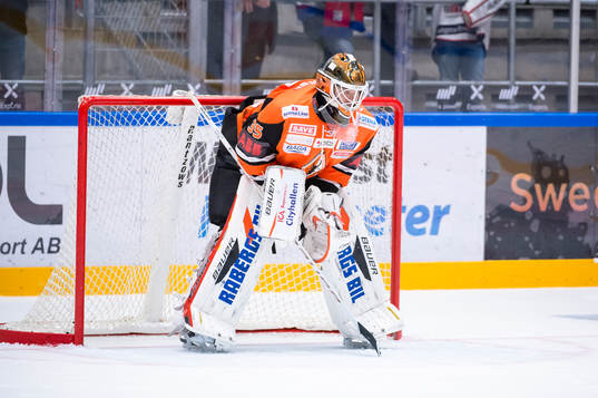 Karlskronas målvakt Linus Fernström
