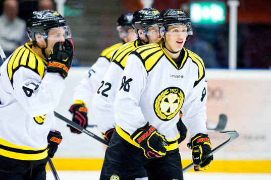 Brynäs Greg Scott, Jörgen Sundqvist och Oskar Lindblom