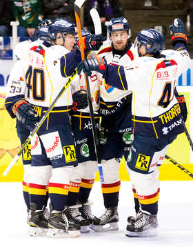 Djurgårdens Tomi Sallinen, Linus Hultström, Daniel Brodin