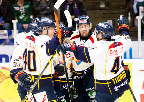 Djurgårdens Tomi Sallinen, Linus Hultström, Daniel Brodin