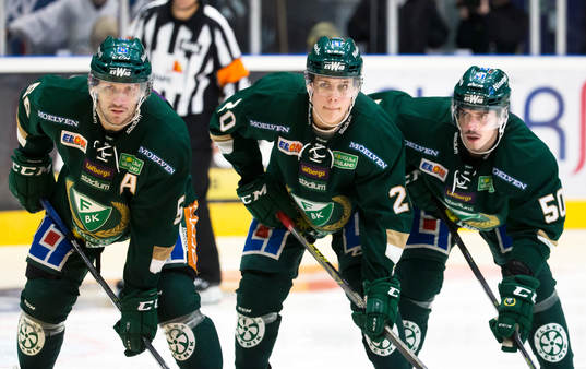 Färjestads Ole-Kristian Tollefsen, Joel Eriksson Ek    och