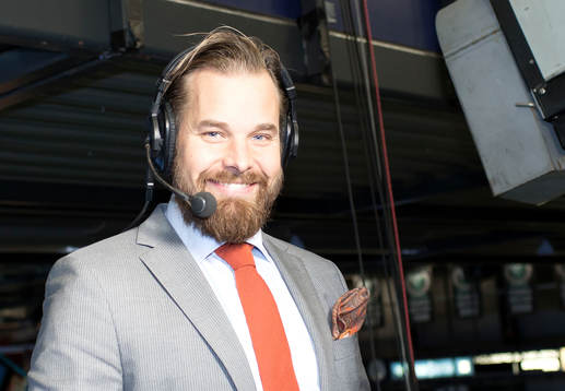 CMores kommentator Sanny Lindström