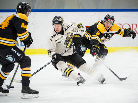 s Malte Strömwall mot Panterns Erik Nyström och Emil