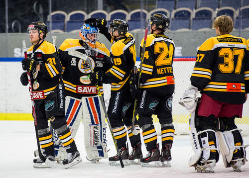 Panterns Emil Sandin, Jakob Karlsson, Pontus Netterberg och