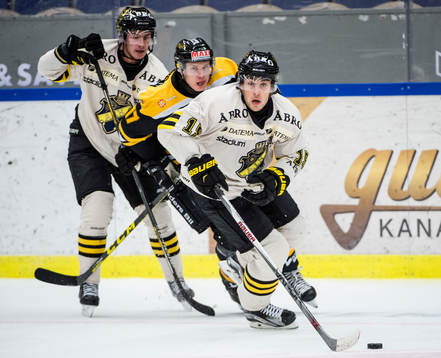 s Jonathan Andersson och Martin Ahnelöv mot Panterns