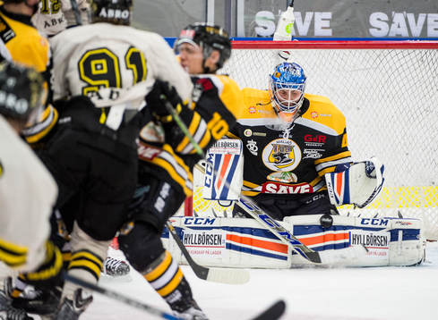 Panterns målvakt Viktor Andrén