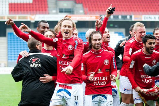 Trelleborgs Magnus Andersson jublar