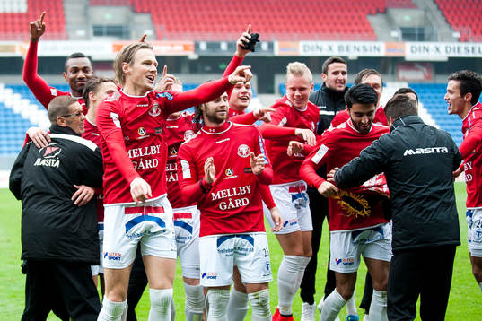 Trelleborgs Magnus Andersson jublar