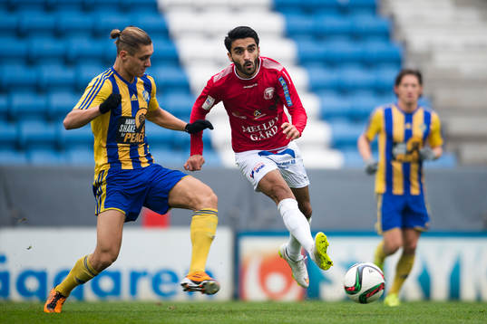 Eskilsminnes Jonathan Levi och Trelleborgs Norlla Amiri