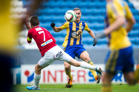Eskilsminnes Jonathan Levi och Trelleborgs Kristian Haynes