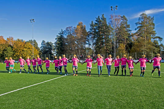 Kvarnsvedens spelarna jublar