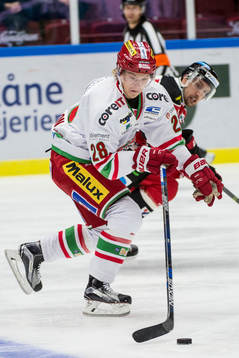 Modos Axel Ottosson mot Malmö Redhawks Andreas Thuresson