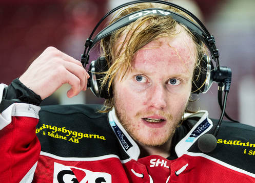 Malmö Redhawks målvakt Jonas Gunnarsson