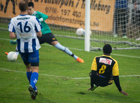 i kvalmatchen till division 2 mellan IFK Trelleborg och IFK