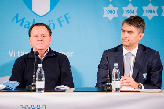 Rörläggarens VD Tommy Larsson och Malmö FFs VD Niclas