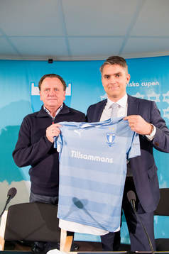 Rörläggarens VD Tommy Larsson och Malmö FFs VD Niclas