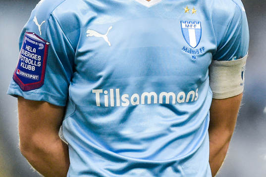 Malmös nya matchtröjan utan reklam