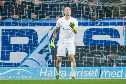 Malmös målvakt Johan Wiland
