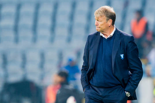 Malmös tränare Åge Hareide deppar