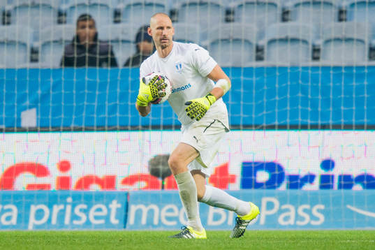 Malmös målvakt Johan Wiland